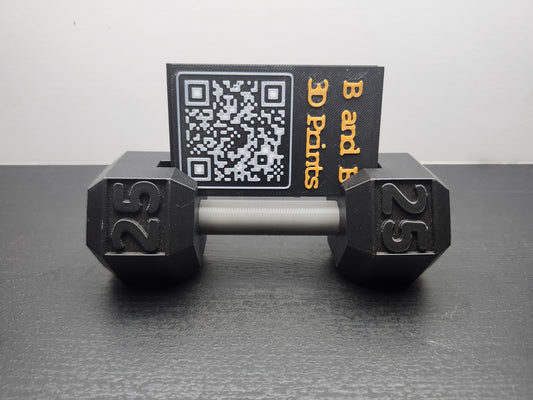 Dumbbell Business Card Holder