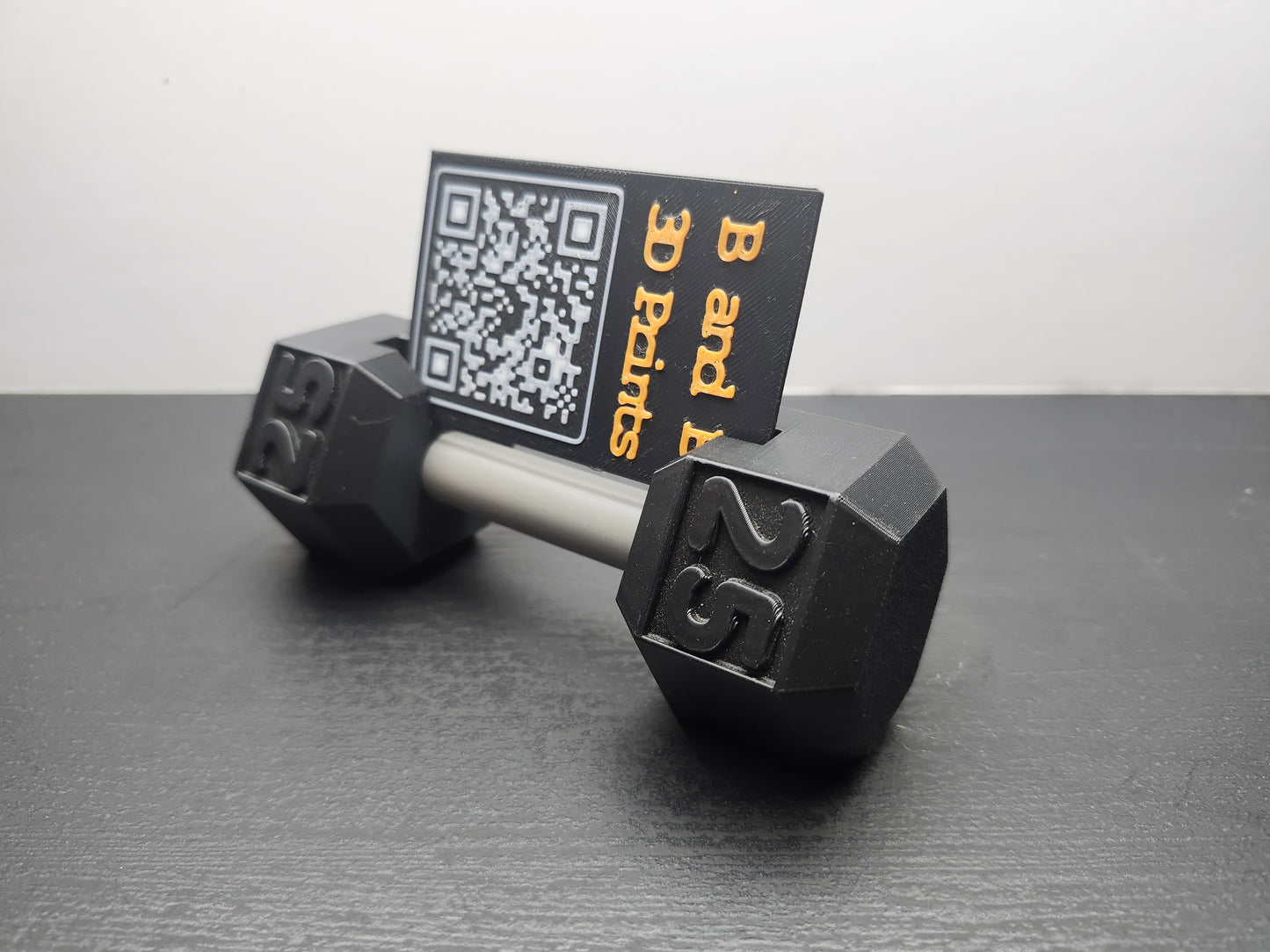 Dumbbell Business Card Holder