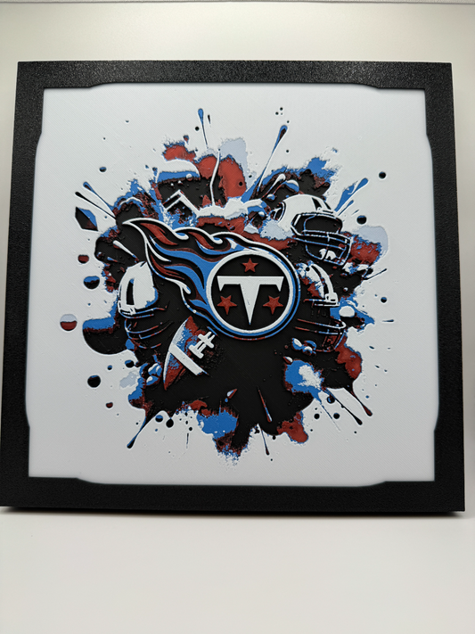 Tennessee Titans HueForge Print