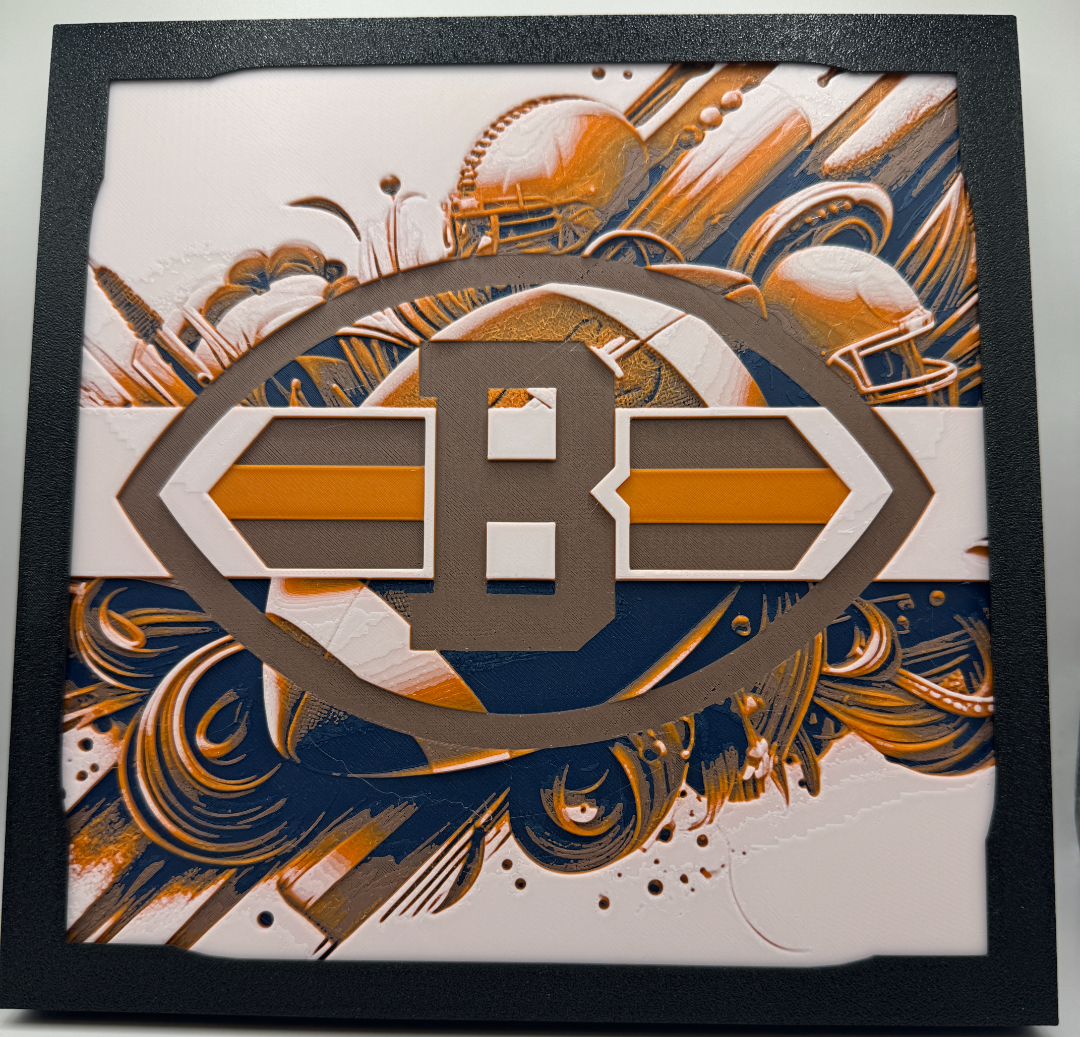 Cleveland Browns HueForge Print