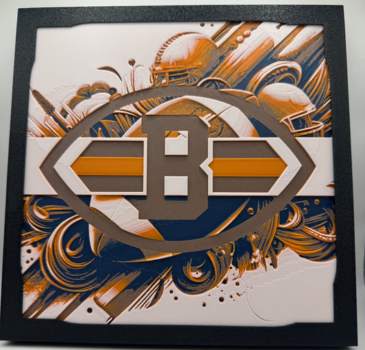 Cleveland Browns HueForge Print