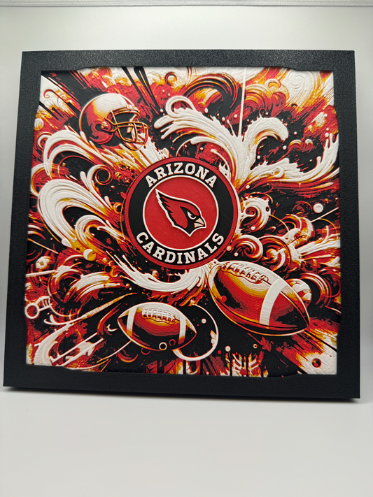 Arizona Cardinals HueForge Print