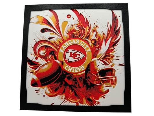Kansas City Chiefs HueForge Print