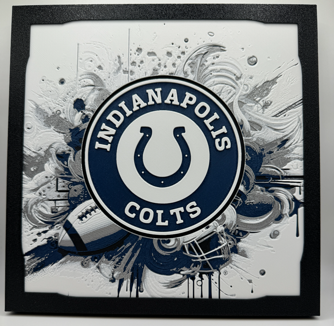 Indianapolis Colts HueForge Print
