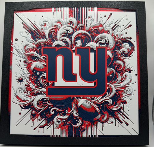 New York Giants HueForge Print
