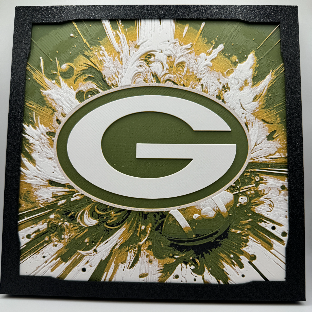 Green Bay Packers HueForge Print