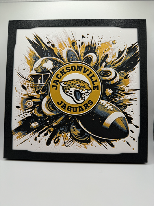 Jacksonville Jaguars HueForge Print