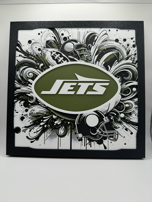 New York Jets HueForge Print