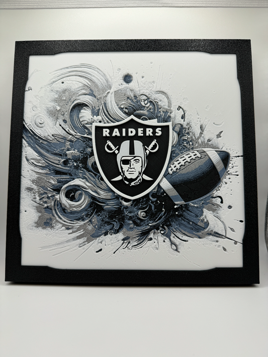 Las Vegas Raiders HueForge Print