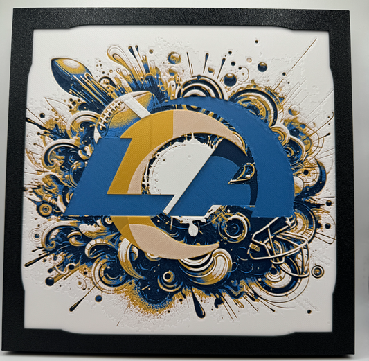 Los Angeles Rams HueForge Print