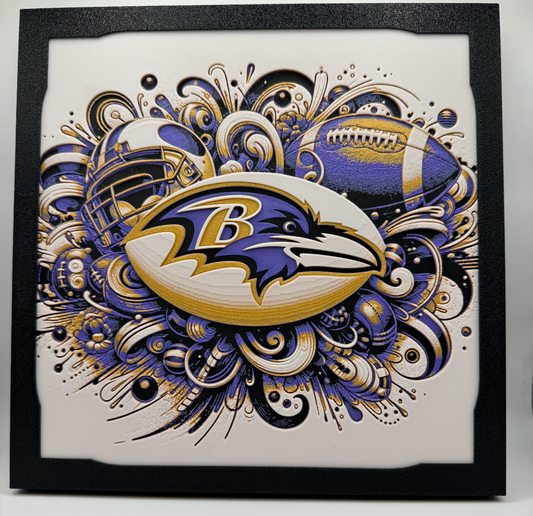 Baltimore Ravens HueForge Print
