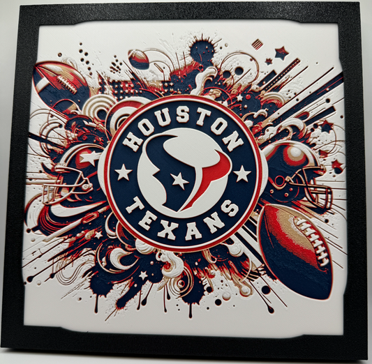 Houston Texans HueForge Print