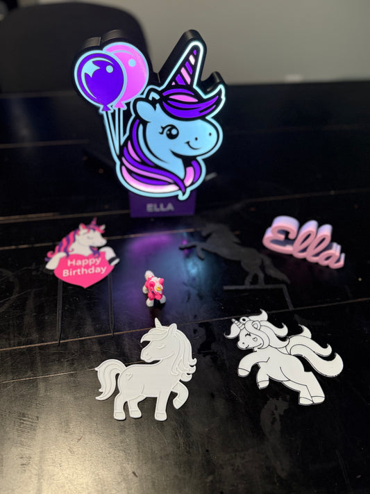 Unicorn Birthday Package – Party Favors for 10 Kids