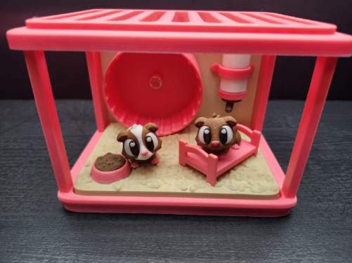 Guinea Pigs – 3D Printed Small Animal Diorama Gift