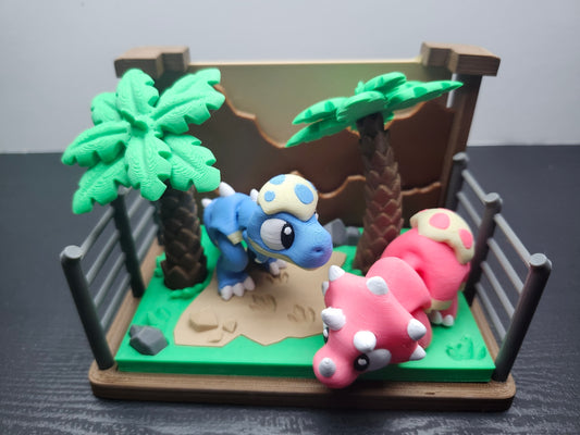Jurassic World – 3D Printed Dinosaur Diorama Gift